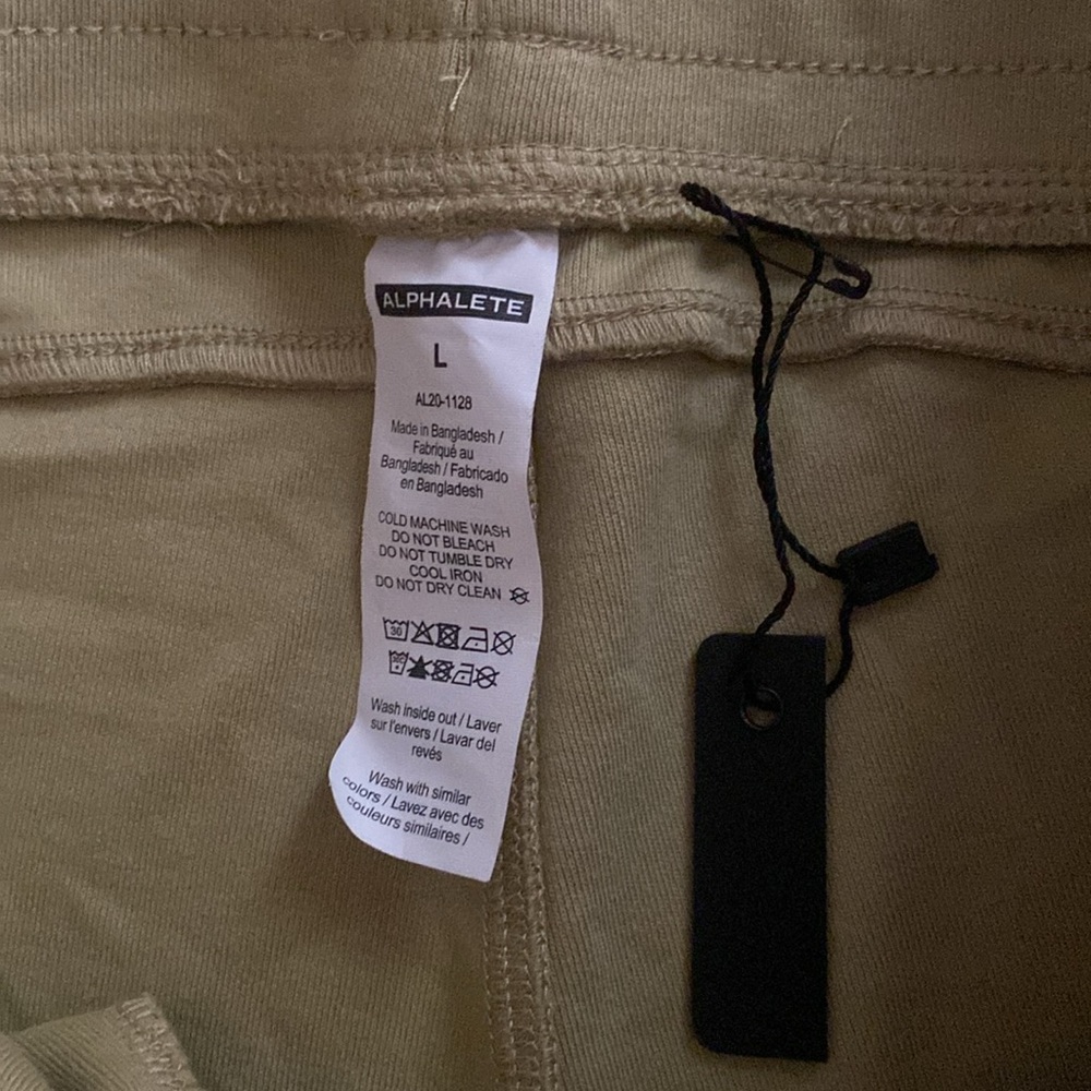 Alphalete Green Joggers High Waist Performance Fit - Picture 5 of 8